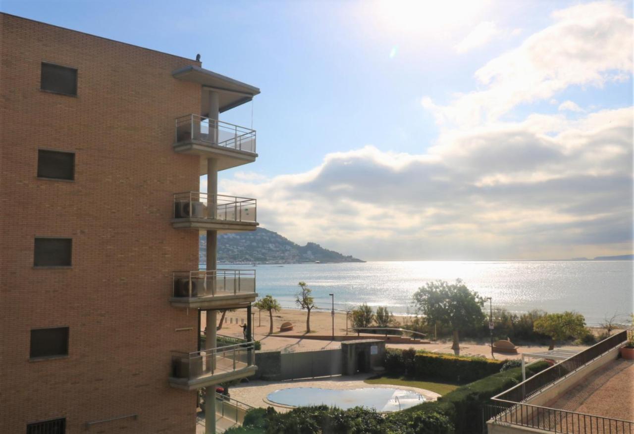 Apartament Castell Joncar,30 M De La Playa, 1Era Linea De Mar, Vista Al Mar Roses Zewnętrze zdjęcie